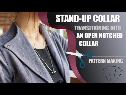 Видео: Воротник-стойка, переходящий в открытый вырез | Учебник по шитью/ #balanceofstyle #sew