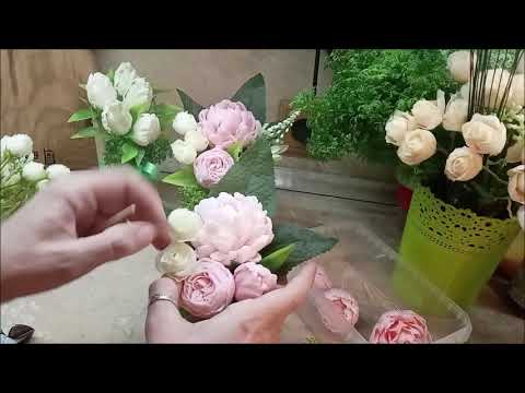 Видео: Мыловарение. Букет - комплимент с пионами к 8 Марта.