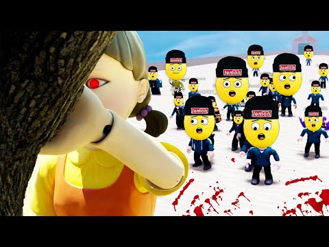 Видео: НЕ БЕГИ, А ТО УМРЕШЬ! Игра в кальмара в Роблокс!