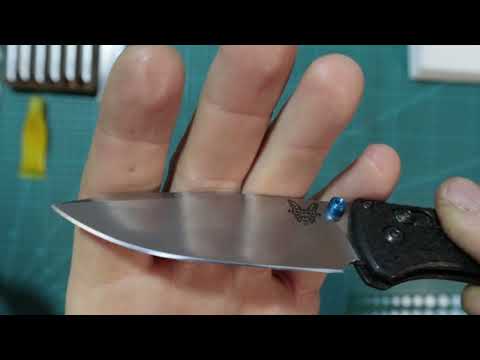 Видео: BENCHMADE BM535- 3 BUGOUT сталь CPM S90V