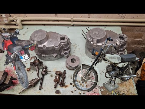 Видео: DELTA RMR24  V50M perdarimas bloku i V501m ремонт блока двигателя #motorcycle #moped #retro 