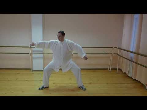 Видео: Тайцзицюань. Ур14 Изучение 48ф. Тайцзи Hunyuan Tai Chi 48 Forms 14 Lesson wushu taiji qigong
