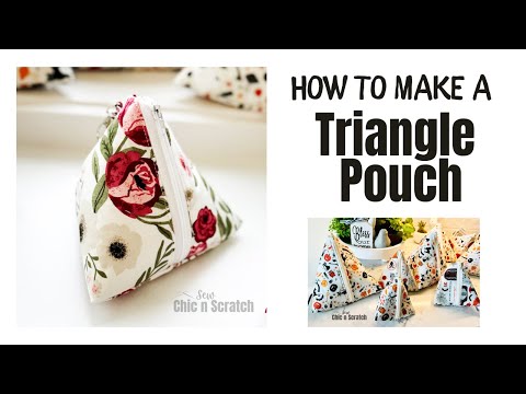 Видео: Как сделать треугольный мешочек