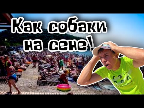 Видео: Архипо-Осиповка. Пляжи переполнены, вода горячая, но грязная. (Папа Может)