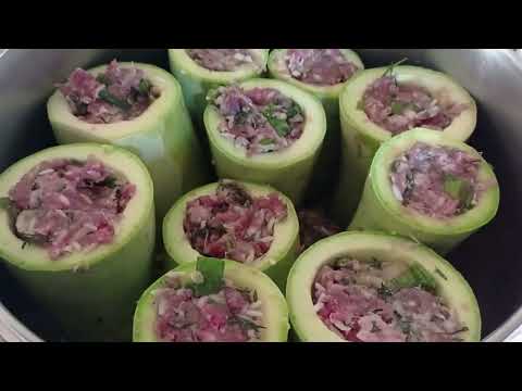 Видео: Фаршированные кабачки по-гречески!