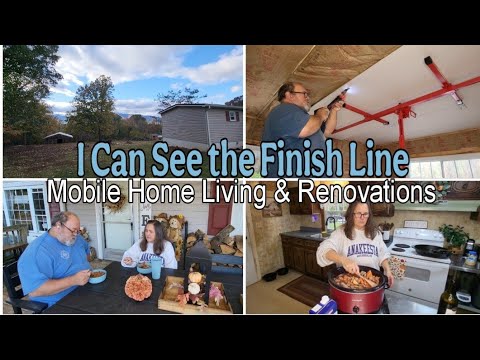 Видео: Мобильный дом, жизнь в старом доме с ремонтом / Ремонт мобильных домов