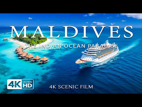 Видео: [4K] Путешествие на Мальдивы 2025 🌴 Бирюзовые пляжи и тропический отдых | Azure Escape 4K