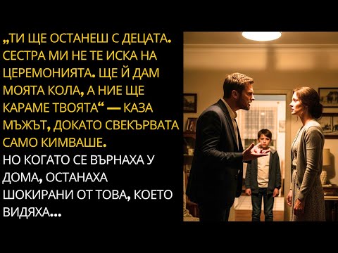 Видео: ГЛЕДАЙ ДЕЦАТА! СЕСТРА МИ НЕ ТЕ ИСКА НА СВАТБАТА! КАЗА МЪЖЪТ НА СВЕКЪРВАТА.