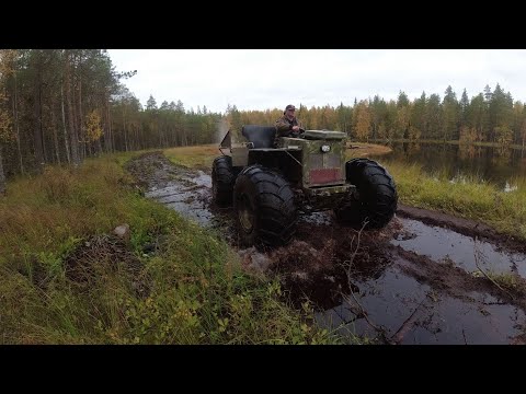 Видео: НА БОЛОТО на ВЕЗДЕХОДЕ. СОБИРАЕМ КЛЮКВУ.