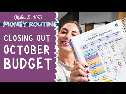Видео: Денежная рутина | Закрытие бюджета на октябрь + расходы Аризоны