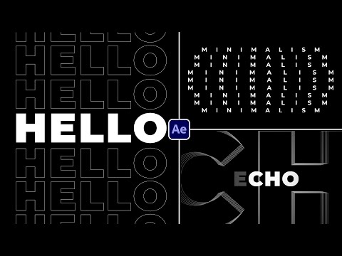 Видео: 3 концептуальных приема минимализма заголовков в After Effects