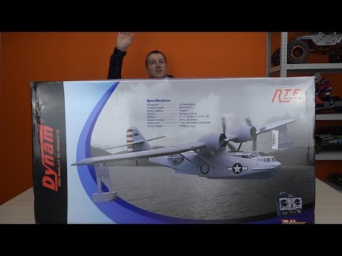 Видео: ГИДРОСАМОЛЕТ Dynam PBY Catalina Blue (Sub)