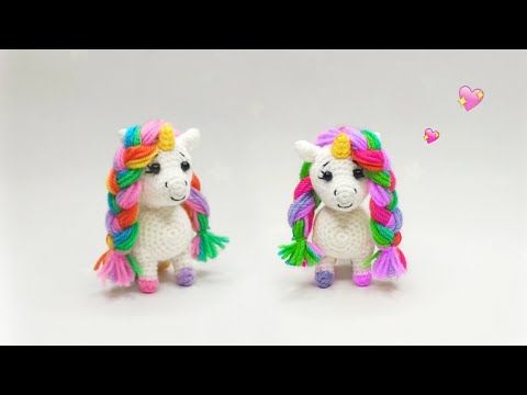 Видео: 🌹ВСЕ в восторге от КРАСОТИЩИ! Еле УСПЕВАЮ вязать🌈 Радужная ЕДИНОРОЖКА крючком амигуруми.