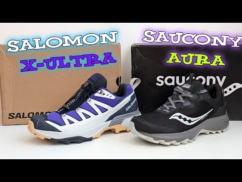 Видео: Обзор Salomon X-Ultra 360 Edge GTX и Saucony Aura TR
