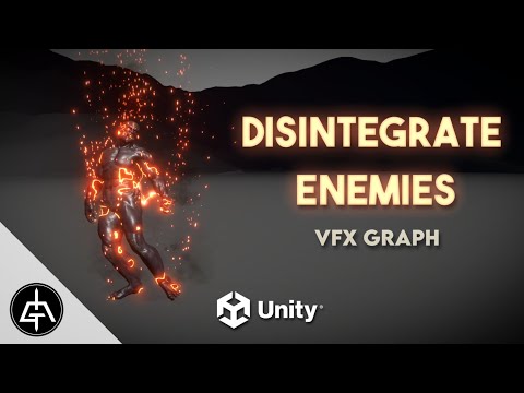 Видео: Unity VFX Graph — Учебное пособие по эффектам «Распад» и «Растворение»
