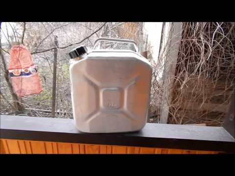 Видео: Обзор канистры алюминиевой 10 л.