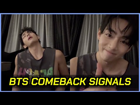 Видео: V намекает на возвращение BTS + Аналитический отчёт HYBE раскрывает планы мирового турне
