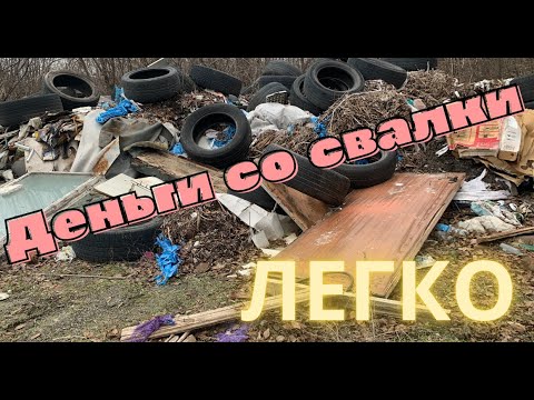 Видео: Деньги из мусора, металлолом прямо на свалке, деньги даром #металлолом #свалка #деньги #железо #медь