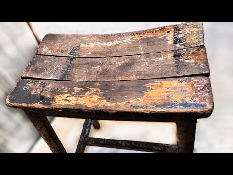 Видео: Реставрация старинного стула