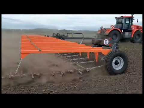 Видео: Шлейф борона Stellar