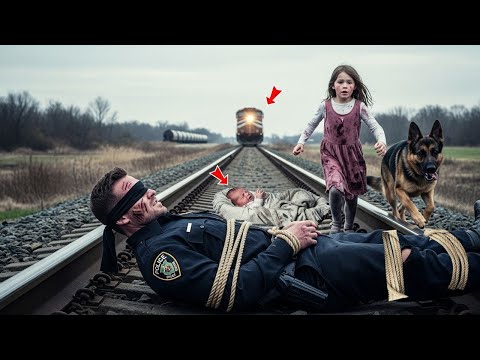 Видео: Полицейскую и новорождённого привязали к рельсам — девочка и её К9 спасли их