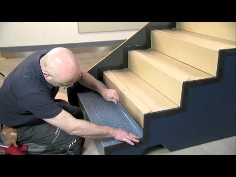 Видео: Каучуковые покрытия NORA!!! Укладка!!! Цельнолитые ступени norament.часть 1.