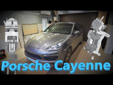 Видео: Porsche Cayenne 2013 - Пневмопідвіска