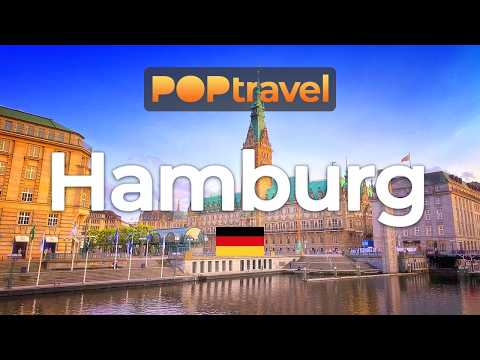 Видео: ГАМБУРГ, Германия - 4K HDR пешеходная экскурсия с субтитрами