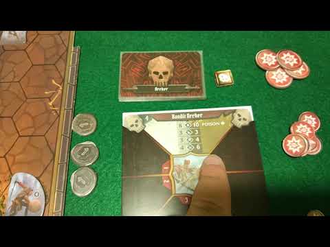 Видео: Дикарь (Inox Brute) из настольной игры МРАЧНАЯ ГАВАНЬ (GLOOMHAVEN): соло сценарий, часть 1