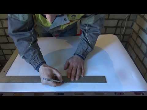 Видео: Как сделать шаблон для врезки труб