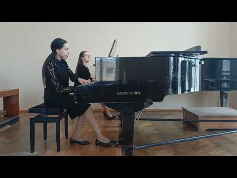 Видео: "Русское поле" для двух фортепиано