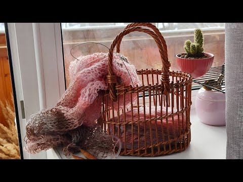 Видео: МК. Ажурная Декоративная корзина из бумажной лозы. #269