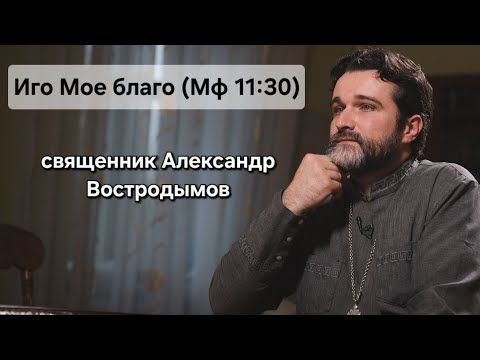Видео: "Иго Мое благо" (Мф 11:30). Священник Александр Востродымов в прямом эфире!