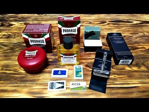 Видео: Лучшее бритье для Мужика! Best Shave. Shlyuz. Proraso. Feather. Bluebeards. Astra