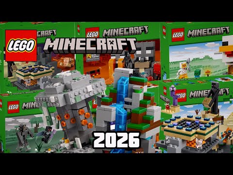 Видео: Новинки 2026 года | Lego Minecraft 