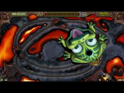 Видео: Zuma's Revenge (с замешением цветов) - Героическая лягушка. Зона 6 (Финал).