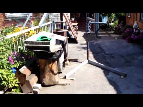 Видео: Мобильный, пружинный дровокол