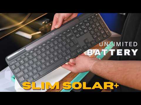 Видео: До 4 месеца с едно зареждане! - Logitech Signature Slim Solar+ РЕВЮ