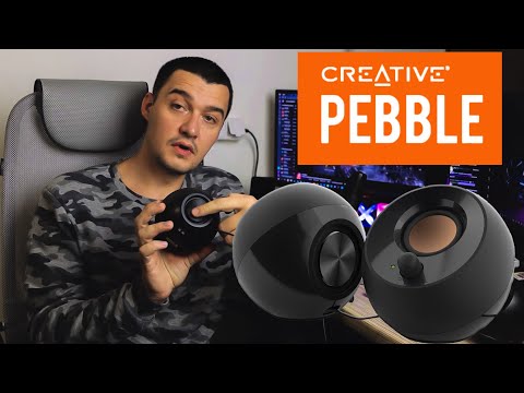 Видео: Обзор на колонки Creative Pebble