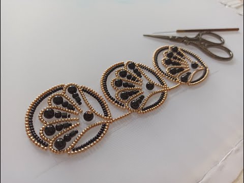 Видео: Вышивка индийским крючком закрепка нити лассо/Indian crochet embroidery