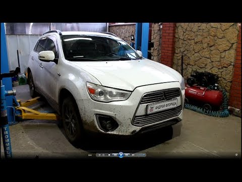 Видео: Замена подшипника передней левой ступицы на Mitsubishi ASX  Мицубиси АСХ 1,8 2013 года