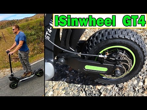 Видео: Скутер ISinwheel GT4 — зверь со скоростью 45 миль в час и запасом хода в 50 миль!