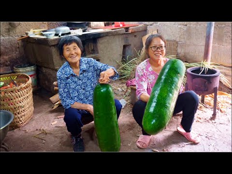 Видео: Самое питательное китайское блюдо с гигантской зимней дыней | Традиционная сельская жизнь