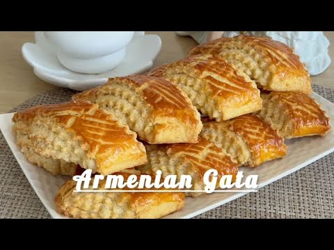Видео: Հայկական Ավանդական ԳԱԹԱ 🇦🇲 | Армянская ГАТА | Armenian Traditional GATA Recipe