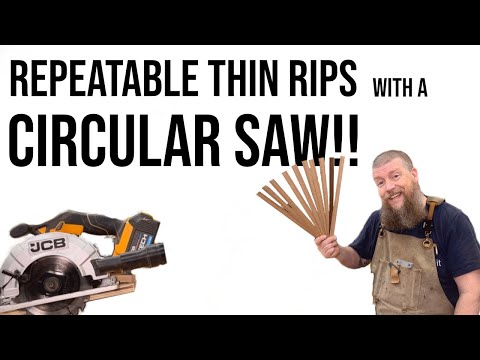 Видео: Тонкое продольное приспособление для циркулярной пилы!