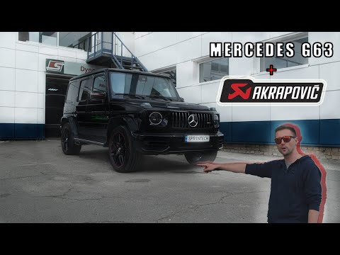 Видео: Адская динамика нового G63 + Akrapovic, обзор и тюнинг!