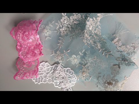 Видео: Роскошная утонченная вышивка из обрезков кружева.Минимум затрат — максимум вдохновения!