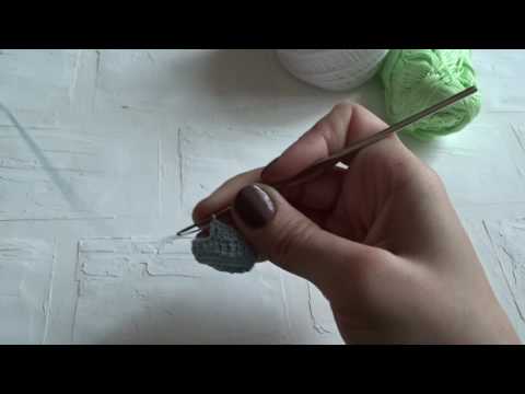 Видео: Серия МК "Вязаный декор для скрапбукинга" - бодик крючком