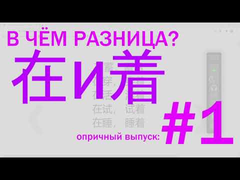 Видео: Опричный выпуск #1. Грамматика 在穿 и 穿着