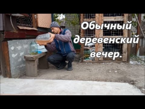 Видео: Реальный деревенский вечер, просто и без слов. Village life.